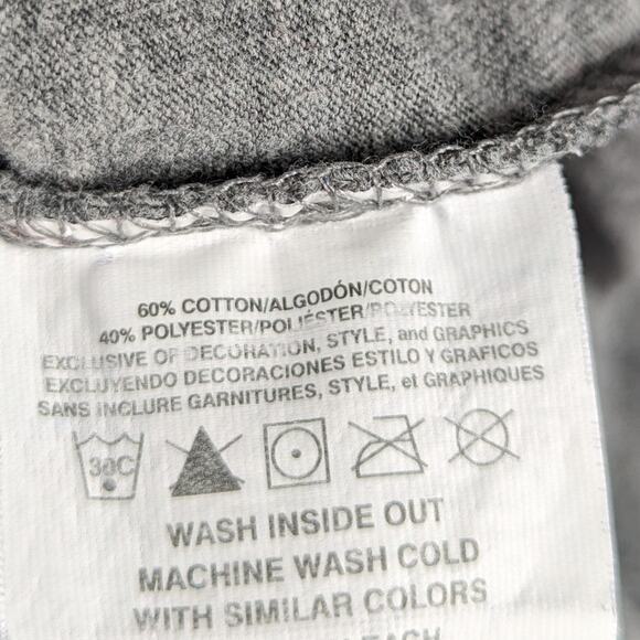 Tampa Bay Buccaneers Long Sleeve T-Shirt Mens Large NFL Team Apparel Gray Sports - Picture 4 of 5